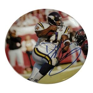 Minnesota Vikings Daunte Culpepper Autographed NFL Collector's Plate Football